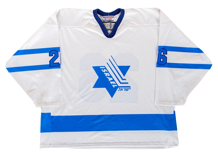 Mid-2000s IIHF Team Israel National Hockey Team #26 Game-Worn Jersey