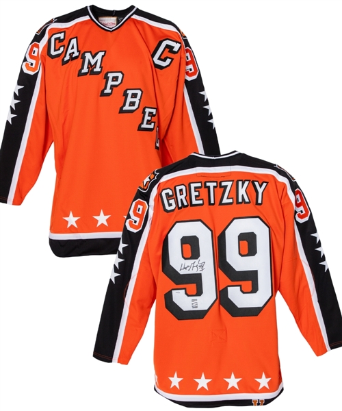 Wayne Gretzky Signed 1984 NHL All-Star Game Campbell Conference Limited-Edition Captains Jersey with WGA COA 