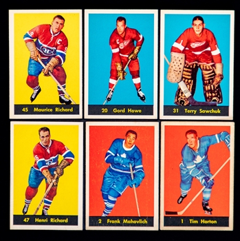 1960-61 Parkhurst Hockey Near Complete Card Set (60/61) 