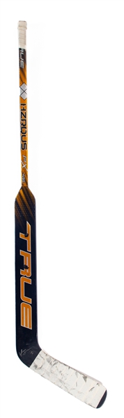 Jusse Saros 2022-23 Nashville Predators Signed True Hzrdus PX Game-Used Stick with Classic Auctions LOA