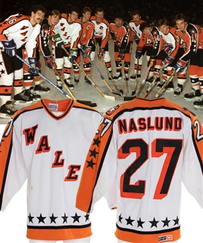 Mats Naslunds 1986 NHL All-Star Game Wales Conference Game-Worn Jersey from His Personal Collection with His Signed LOA