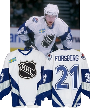 Peter Forsbergs 1998 NHL All-Star Game Team North America Signed Game-Worn Jersey