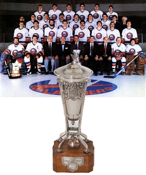 Stefan Perssons 1982-83 New York Islanders Prince of Wales Championship Trophy from His Personal Collection with His Signed LOA (13")