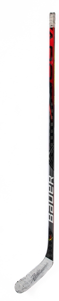 Brad Lamberts 2021 IIHF U20 World Championships Team Finland Signed Bauer Vapor FlyLite Game-Used Stick with Classic Auctions LOA