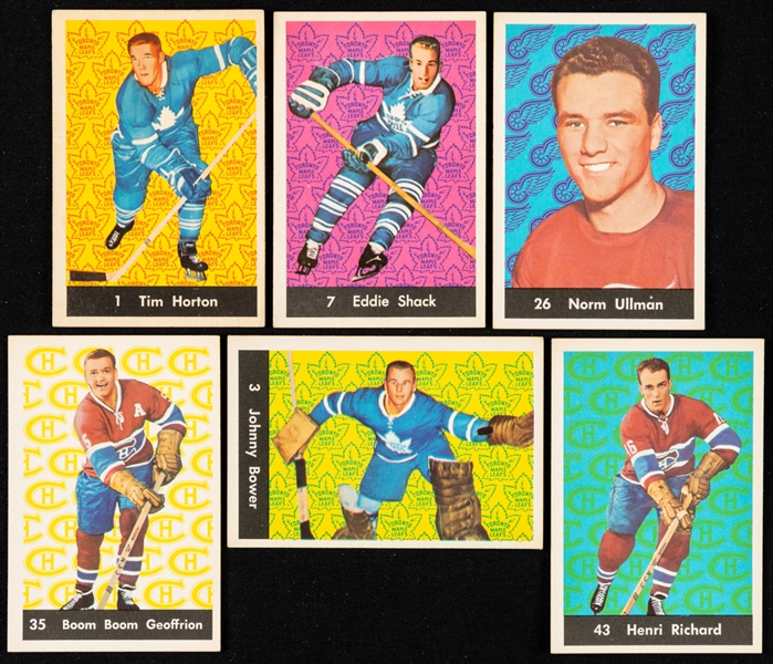 1961-62 Parkhurst Hockey Complete 51-Card Set