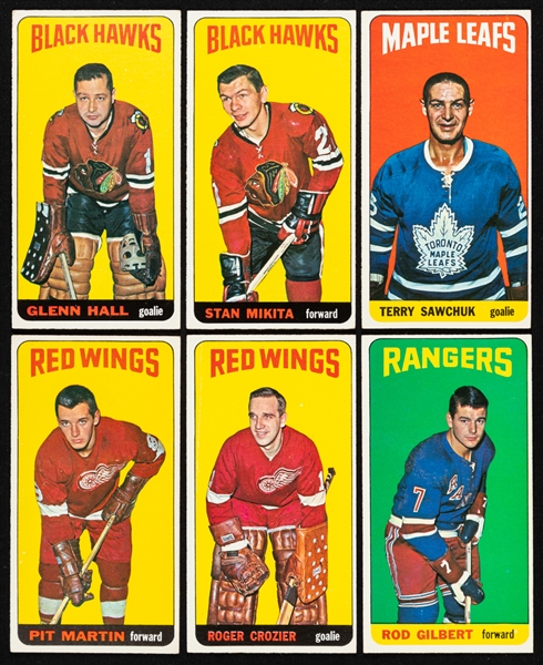 1964-65 Topps Hockey Cards Series One Starter Set (28/55) Plus Extras (16)