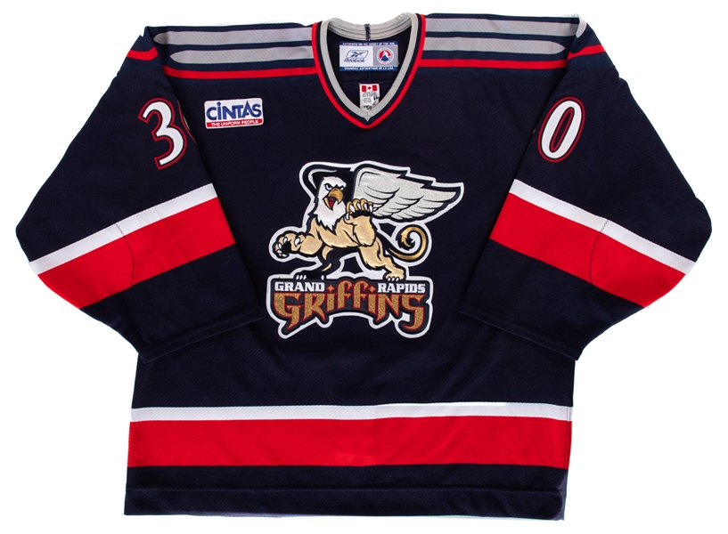 Dominic Vicaris 2006-07 AHL Grand Rapids Griffins Game-Worn Jersey with MeiGray LOA and COR