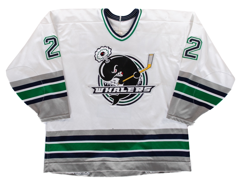 Mike Van Volsen’s 1995-96 OHL Detroit Whalers Game Worn Inaugural Season Jersey