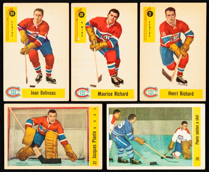 1958-59 Parkhurst Hockey Complete 50-Card Set