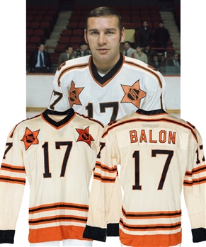 Dave Balons 1971 NHL All-Star Game "East Division All-Stars" Game-Worn Jersey and Team Photo from His Personal Collection with LOA - Photo-Matched!