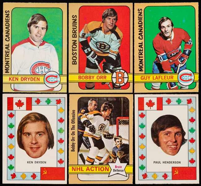 1972-73 O-Pee-Chee Hockey Complete 341-Card Set Plus Team Canada Complete 28-Card Set