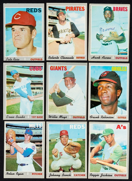 1970 Topps Baseball Complete 720-Card Set