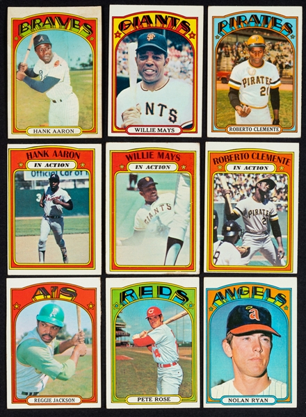 1972 Topps Baseball Complete 787-Card Set