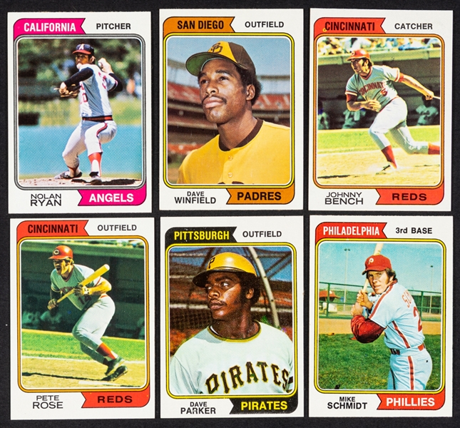 1974 Topps Baseball Complete 660-Card Set