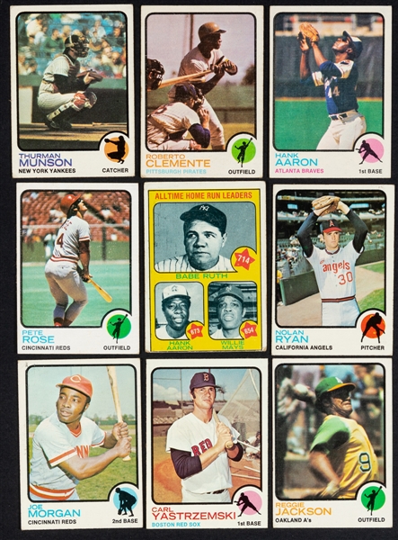 1973 Topps Baseball Complete 660-Card Set