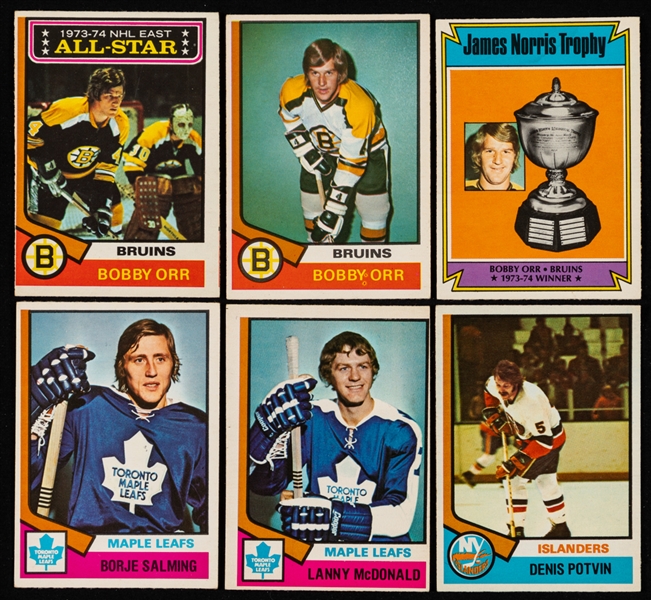 1974-75 O-Pee-Chee Hockey Complete 396-Card Set