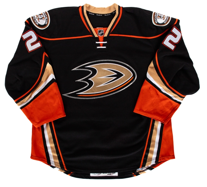 David Booth’s 2016-17 Anaheim Ducks Preseason Game-Worn Jersey with LOA