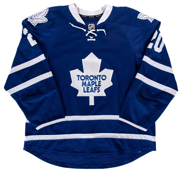 David Booths 2014-15 Toronto Maple Leafs Game-Worn Jersey with Team COA