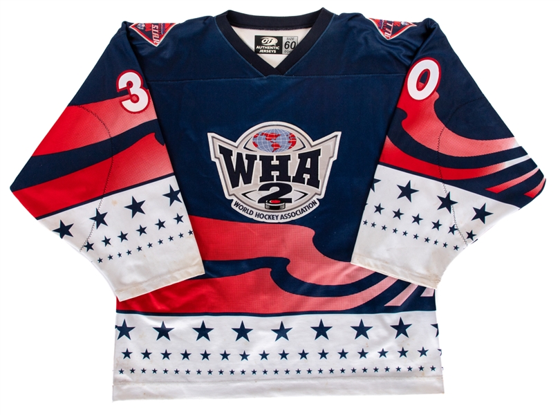 David Goverde’s 2004 WHA2 Inaugural All-Star Game Signed Game-Worn Jersey with LOA