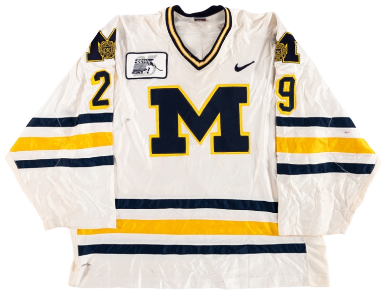 Gregg Malicke’s Mid-1990s University of Michigan Wolverines Game-Worn Jersey