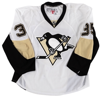 Brad Thiessen’s 2009-10 Pittsburgh Penguins Game-Worn NHL Rookie Tournament Jersey