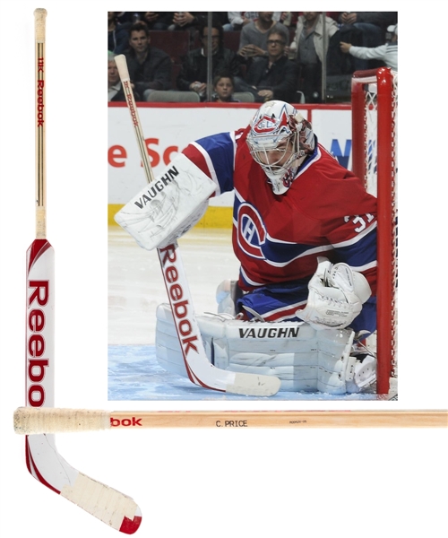 Carey Prices 2010-11 Montreal Canadiens Reebok 11K Game-Used Stick - Originally Obtained from the NHL Alumni Association!