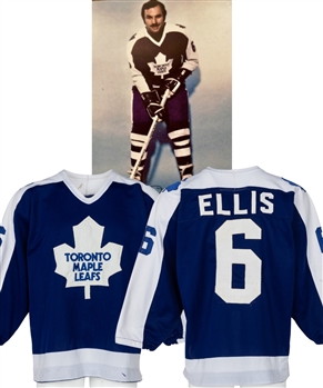 Ron Ellis 1980-81 Toronto Maple Leafs Game-Worn Jersey - Final NHL Season! 