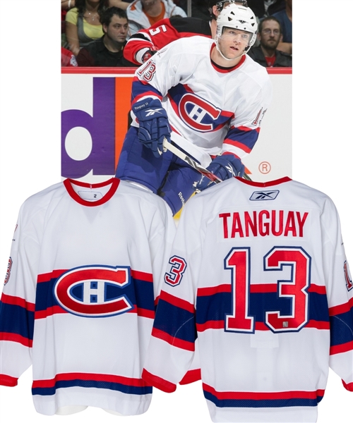 Alex Tanguays 2008-09 Montreal Canadiens "1945-46" Centennial Game-Worn Jersey