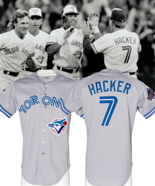 Rich Hackers 1992 Toronto Blue Jays Game-Worn World Series Coaches Jersey with Team COA