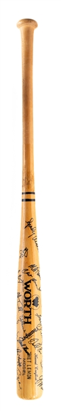 Chet Lemons 1988 Detroit Tigers Team-Signed Game-Used Bat Including Lemon, Morris, Anderson, Knight, Trammell and Others with JSA Auction LOA