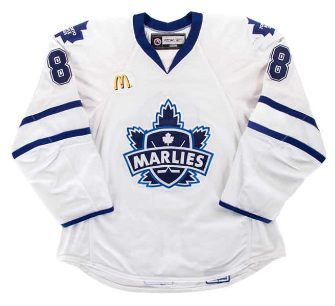 Juha Uotilas 2008-09 AHL Toronto Marlies Game-Worn Rookie Season Jersey with LOA