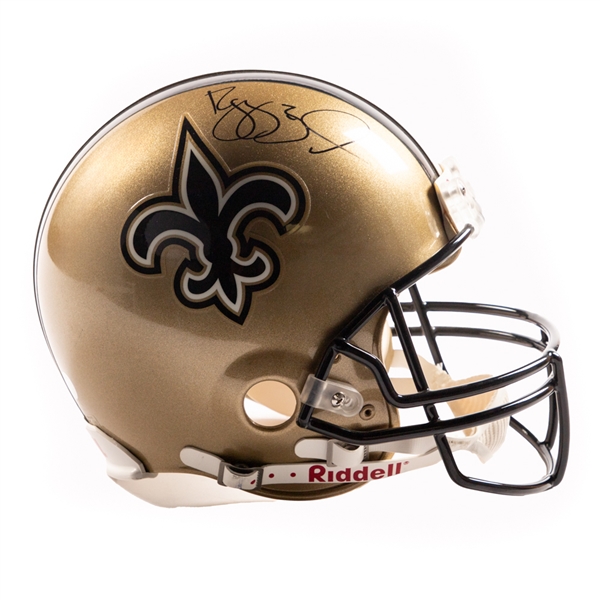 Reggie Bush Signed New Orleans Saints Full-Size Riddell Authentic Pro Model Helmet with JSA Auction LOA