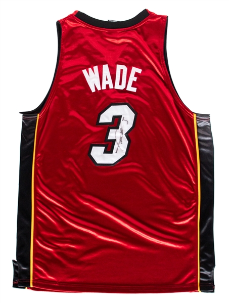 Dwayne Wade Signed Miami Heat Jersey with JSA Auction LOA