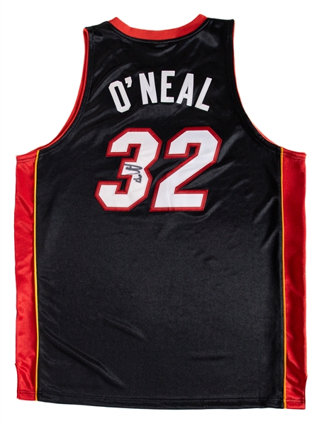 Shaquille O’Neal Signed Miami Heat Jersey with JSA Auction LOA