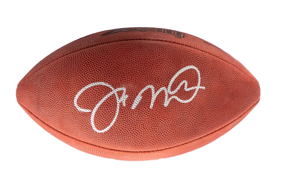 Joe Montana and Jerry Rice Dual-Signed Official Wilson Super Bowl XXIII Football with JSA Auction LOA