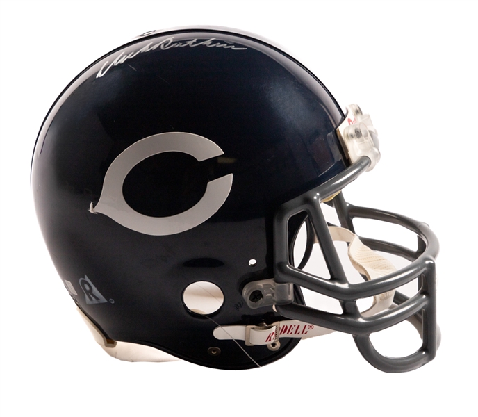 Dick Butkus Signed Chicago Bears Full-Size Riddell Authentic Pro Model Helmet with JSA Auction LOA