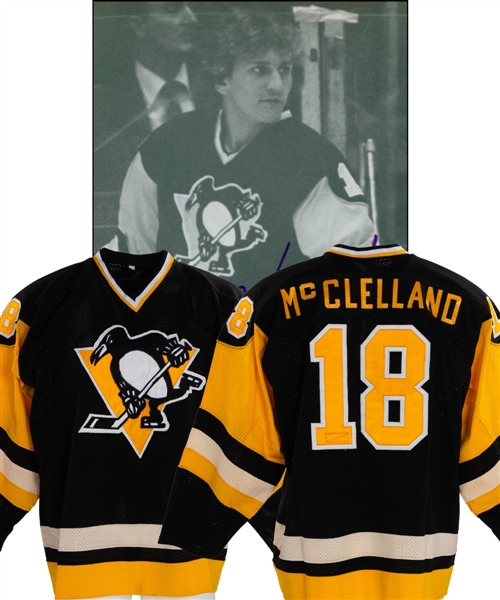 Kevin McClellands 1982-83 Pittsburgh Penguins Game-Worn Jersey