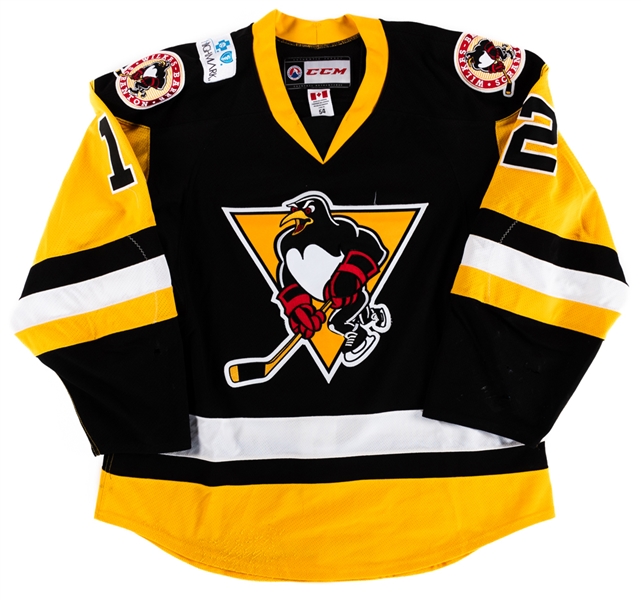 Zack Aston-Reese’s 2017-18 AHL Wilkes-Barre Scranton Penguins Game-Worn Jersey with Team LOA