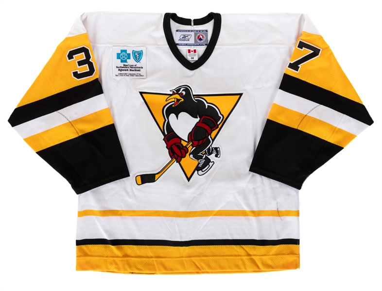 Petr Taticek’s 2005-06 AHL Wilkes-Barre Scranton Penguins Game-Worn Third Jersey with Team LOA