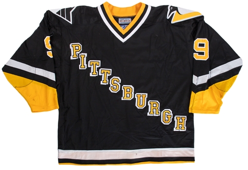 Greg Johnsons 1996-97 Pittsburgh Penguins Game-Worn Jersey