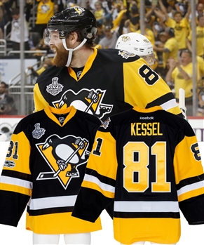 Phil Kessels 2016-17 Pittsburgh Penguins Game-Worn Stanley Cup Finals Jersey with Team COA - 2017 Stanley Cup Final Patch! - Photo-Matched!