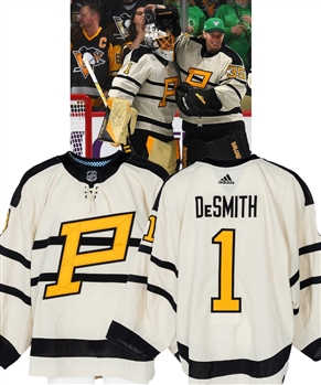 Casey DeSmiths 2022-23 Pittsburgh Penguins "Winter Classic" Game-Worn Jersey - Penguins Authenticated! - Photo-Matched!