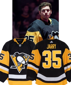 Tristan Jarrys 2019-20 Pittsburgh Penguins Game-Worn Jersey with Team COA - Photo-Matched!