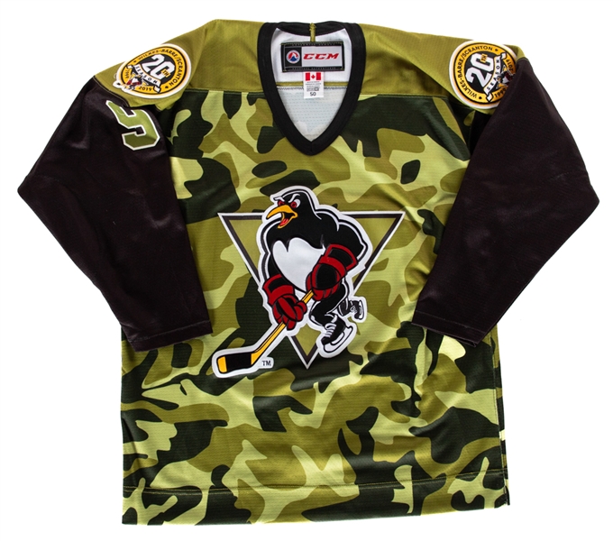 Jean-Sebastien Dea’s 2018-19 AHL Wilkes-Barre Scranton Penguins "Military Night" Signed Game-Worn Jersey with Team LOA