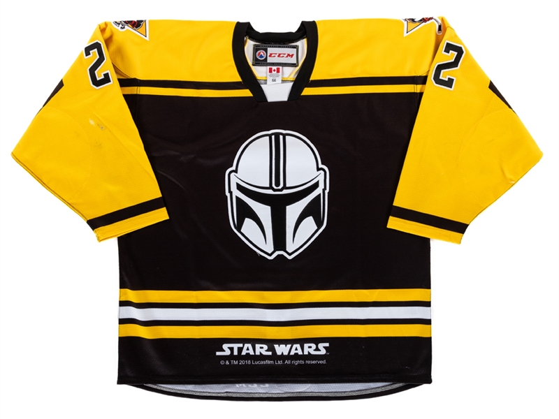 Sam Poulin’s 2021-22 AHL Wilkes-Barre Scranton Penguins “Star Wars Night” Signed Game-Worn Jersey with Team LOA