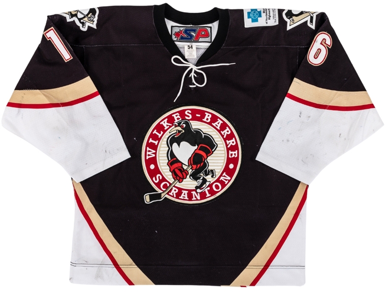 Erik Christensen’s 2004-05 AHL Wilkes-Barre Scranton Penguins Game-Worn Jersey with Team LOA