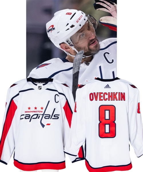 Alexander Ovechkins 2022-23 Washington Capitals Game-Worn Captains Jersey with MeiGray LOA - Worn For Career Goals #814, #815 and #816! - Additional Fight Straps! - Photo-Matched!