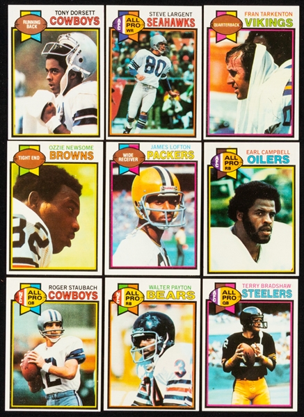 1977 and 1979 Topps Football Complete 528-Card Set