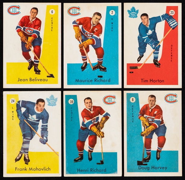 1959-60 Parkhurst Hockey Complete 50-Card Set