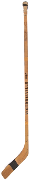 Claude Provosts Late-1960s Montreal Canadiens Victoriaville Pro Game-Used Stick